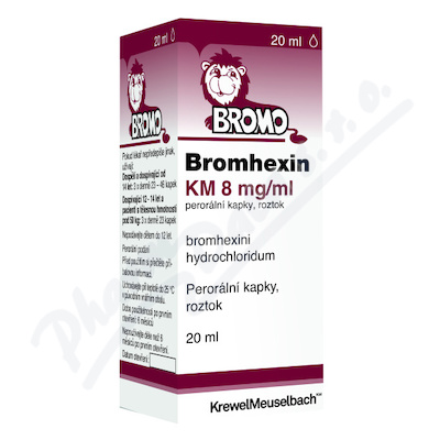 Bromhexin 8 KM gtt.1x20ml 8mg/ml