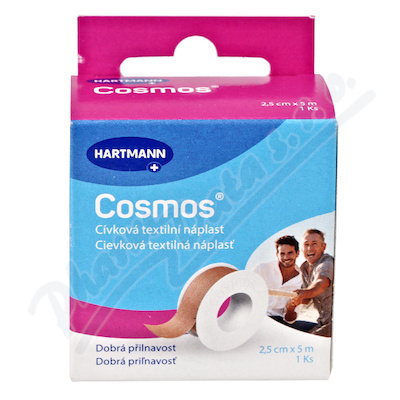 COSMOS Náplast 2.5cmx5m 1ks cívk.pevná