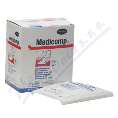 Kompres Medicomp ster.7.5x7.5cm/25x2ks