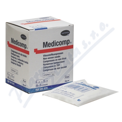 Kompres Medicomp ster.5x5cm/25x2ks