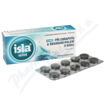 Isla-Mint tbl.30 bylinne pastilky