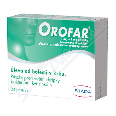 Orofar 1mg/1mg  pas.24