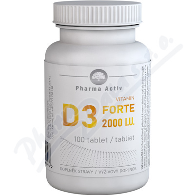 Vitamin D3 FORTE 2000 I.U. tbl.100