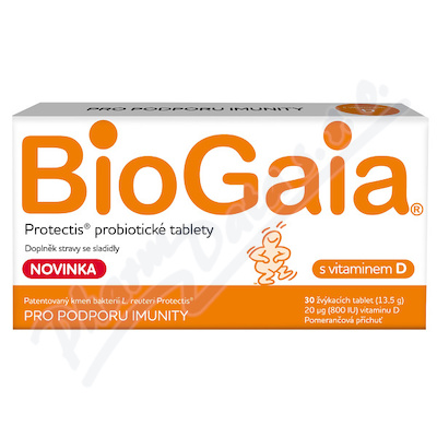 BioGaia Protectis s vit.D 30tbl