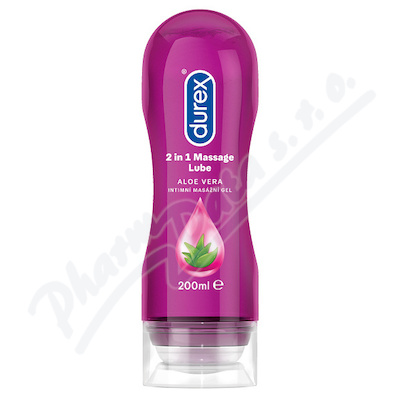 DUREX Intimni masazni gel 2v1 Aloe 200ml