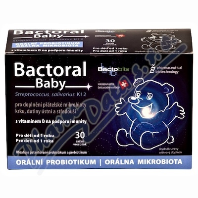 FAVEA Bactoral Baby s vit. D 30 sáčků