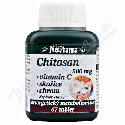 MedPh Chitosan 500mg+C+chrom+skoř.67tbl