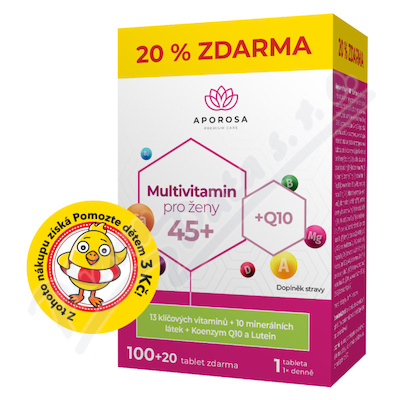 APOROSA Multivit.ženy 45+ tbl.100+20