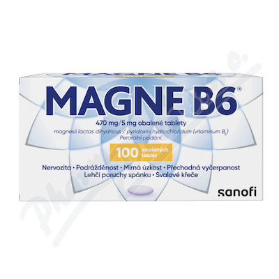 Magne B6 470mg/5mg tbl.obd. 100