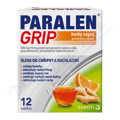 Paralen Grip hork.náp.pom/záz.500/10mg12