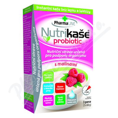 Nutrikase probiotic s malinami 3x60g