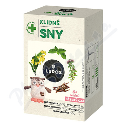 LEROS Dětský čaj Klidné sny 20x1.5g