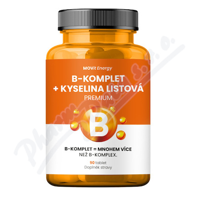 MOVit B-Komp+Kys. listova PREMIUM tbl.90