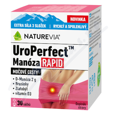 NatureVia UroPerfect Manoza Rapid 30sač.