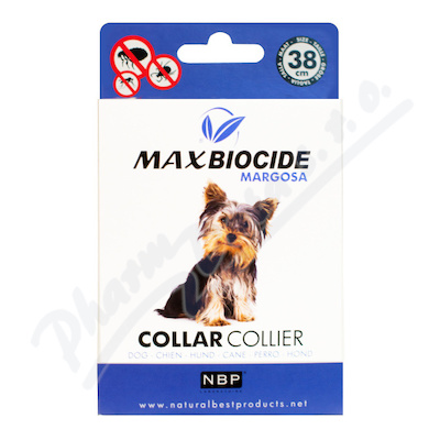 Max Biocide Dog Collar obojek pro psy 38