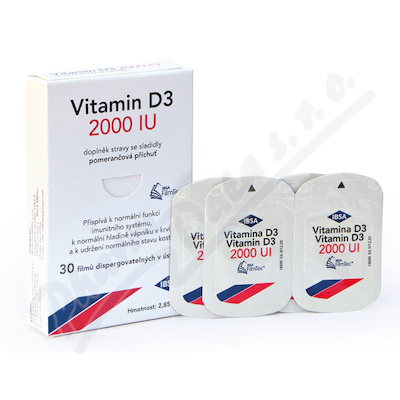 IBSA Vit.D3 2000IU 30 filmů dispergovath