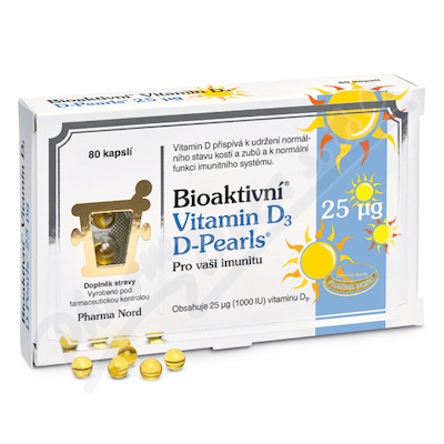 Bioaktivni Vitamin D3 25mcg cps.80