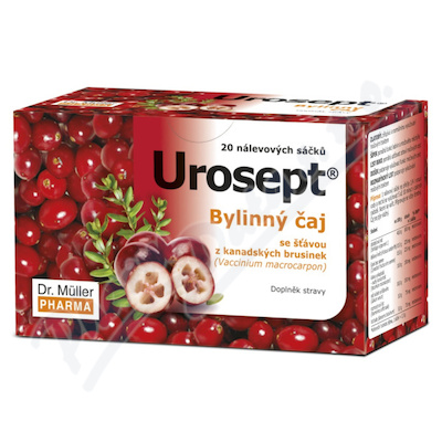 DR.MULLER Urosept bylinný čaj 20x2g