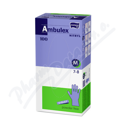 Ambulex Nitryl ruk.nepudr.M violet 100ks