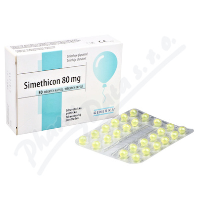 Simethicon 80mg 50 měkkých žel.kapslí