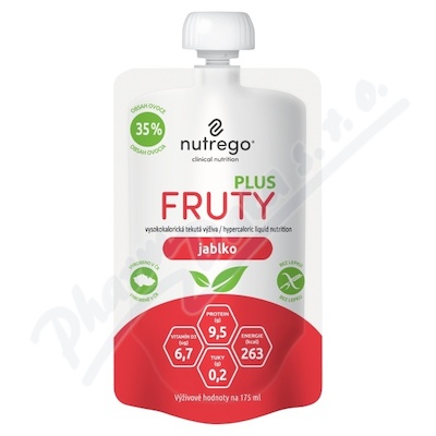 nutrego FRUTY PLUS jablko por.sol.4x175m