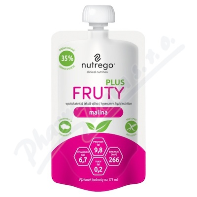 nutrego FRUTY PLUS malina por.sol.4x175m