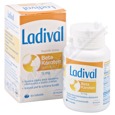 LADIVAL Beta karoten 15mg tob.60