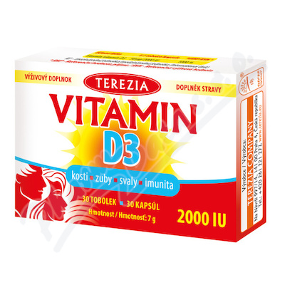 TEREZIA Vitamin D3 2000 IU tob.30