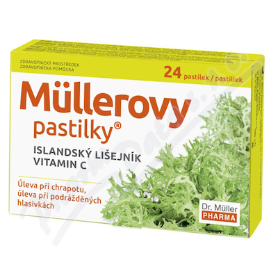 Müllerovy pastilky s isla.lišejník 24ks