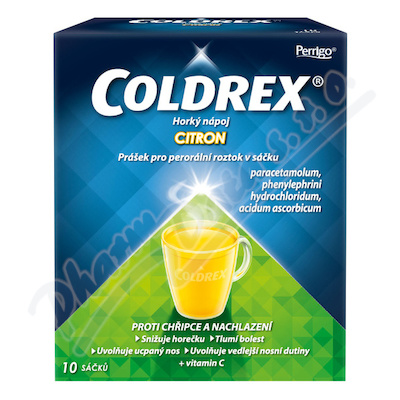 Coldrex Horky nap.Citron por. 10 sáčků