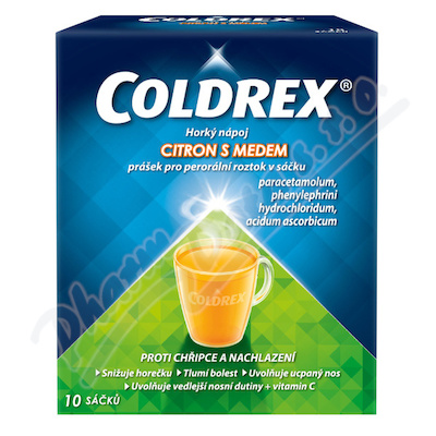 Coldrex Horky napoj Citron Med 10ks