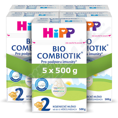 HiPP MLEKO HiPP 2 BIO Combiotik 5x500g