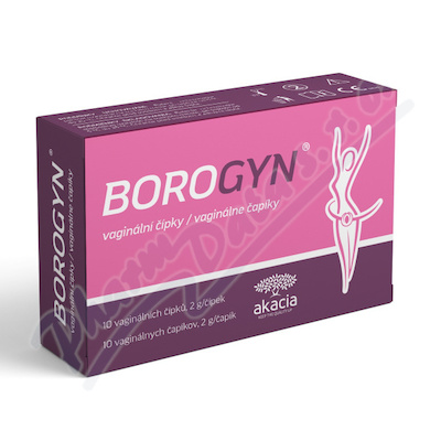 Borogyn vaginalni cipky 10x2g