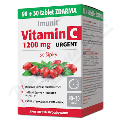 Vitamin C 1200 mg URGENT šípky 90+30tbl