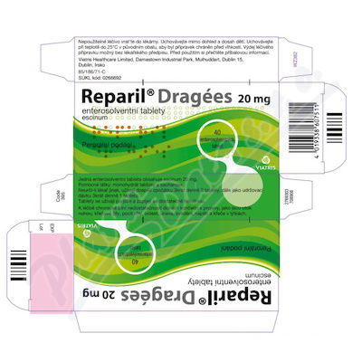Reparil-Dragees 20mg tbl.ent. 40