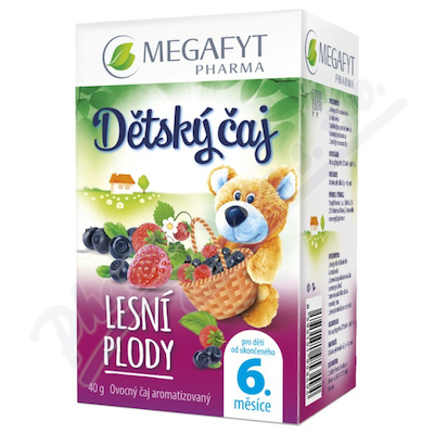 MEGA Dětský čaj Lesní plody 20x2g