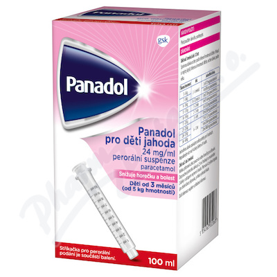 Panadol pro deti Jahoda 24mg/ml por.sus.