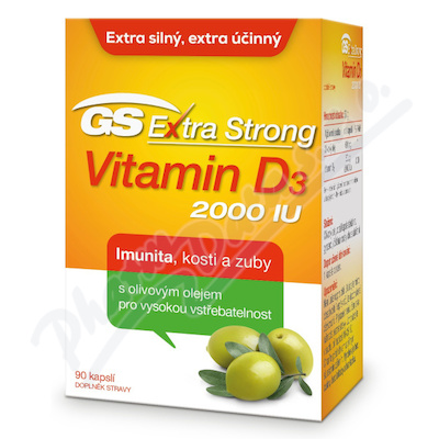 GS Extra Strong D3 2000 IU cps.90 2022