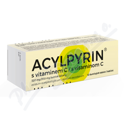 Acylpyrin s vitaminem C 320mg/200mg tbl.