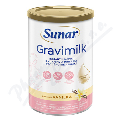 Sunar Gravimilk s prichuti vanilka 450g