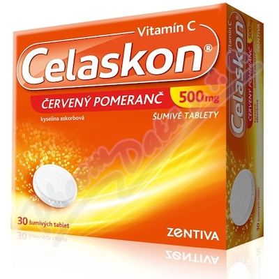 Celaskon cerveny pomeranc 500mg tbl.eff.