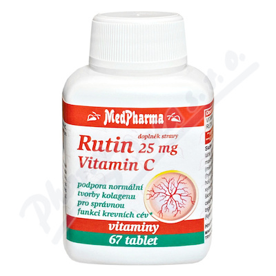 MedPh Rutin 25mg+vitamin C tbl.67
