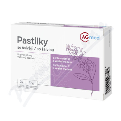 Pastilky se salveji 24ks AGmed