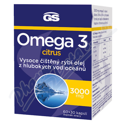 GS Omega 3 Citrus cps. 60+30