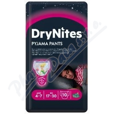 HUGGIES DRY NITES kal.Mgirls 17-30kg10ks