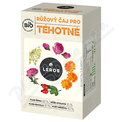 LEROS Ruzovy caj pro tehotne BIO 20x2g