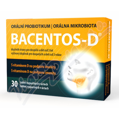 BACENTOS-D oralni probiotikum tbl.30