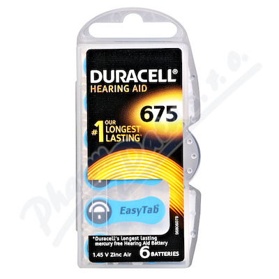 Baterie naslouch.Duracell DA675P6/N6 6ks