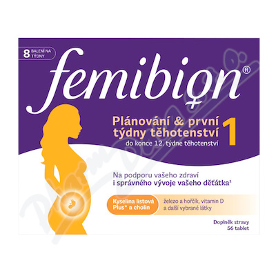 Femibion 1 Plánov.a prv.týd.těhot.tbl.56