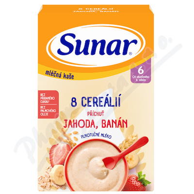 Sunar Mlecna kase 8 cer.jahoda/ban.210g